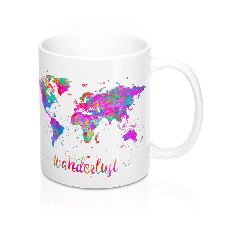 Wanderlust Map Mug - Zuzi's