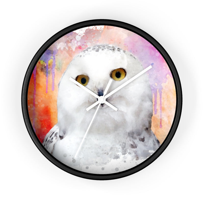 Watercolor Owl Wall Clock - Zuzi's