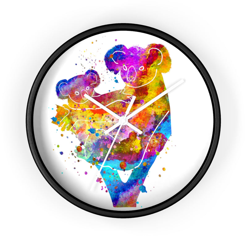 Watercolor Koala Wall Clock - Zuzi's