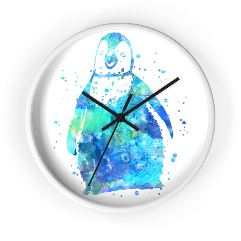 Watercolor Penguin Wall Clock - Zuzi's