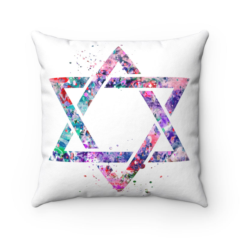 Star Of David Square Pillow - Zuzi's