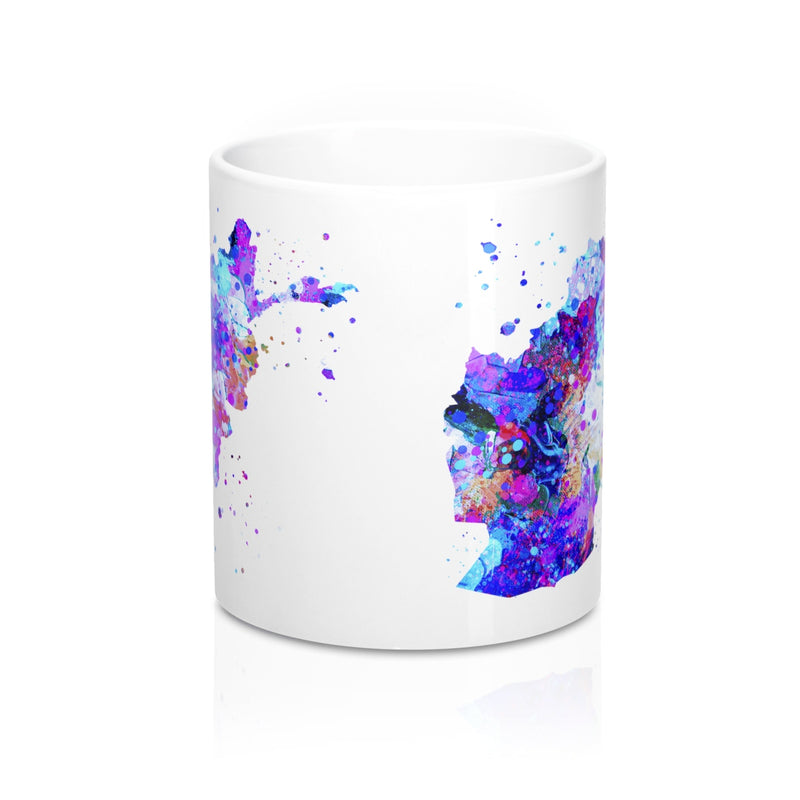 Afghanistan Map  Mug - Zuzi's