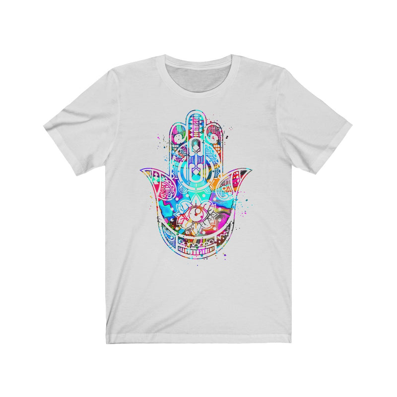 Hamsa Hand Unisex Jersey Short Sleeve Tee - Zuzi's