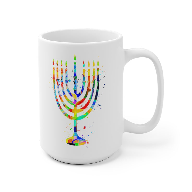 Menorah Mug - 11 oz, 15 oz - Zuzi's