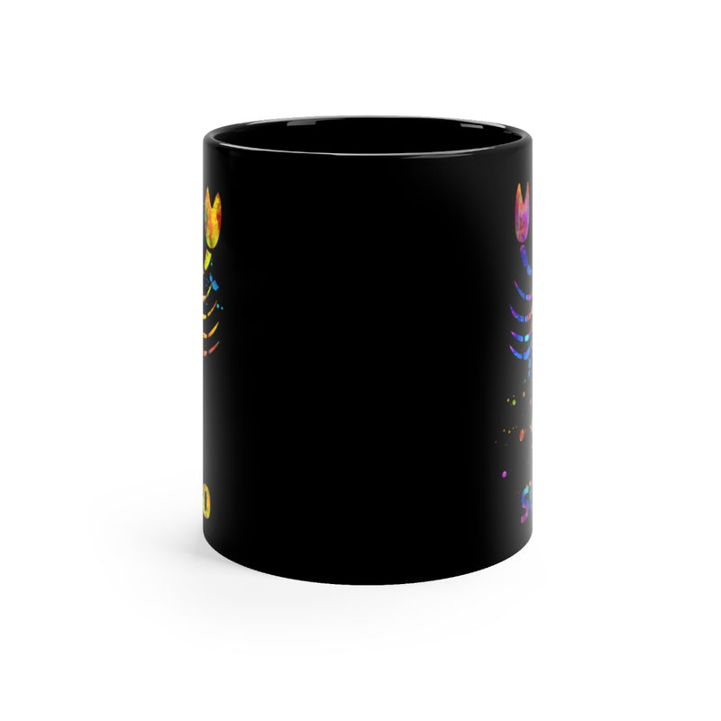 Scorpio Zodiac Sign Black Mug 11oz - Zuzi's