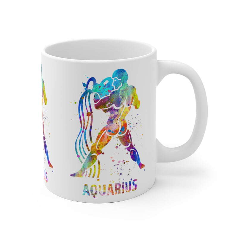 Aquarius Zodiac Sign Mug - 11 oz, 15 oz - Zuzi's