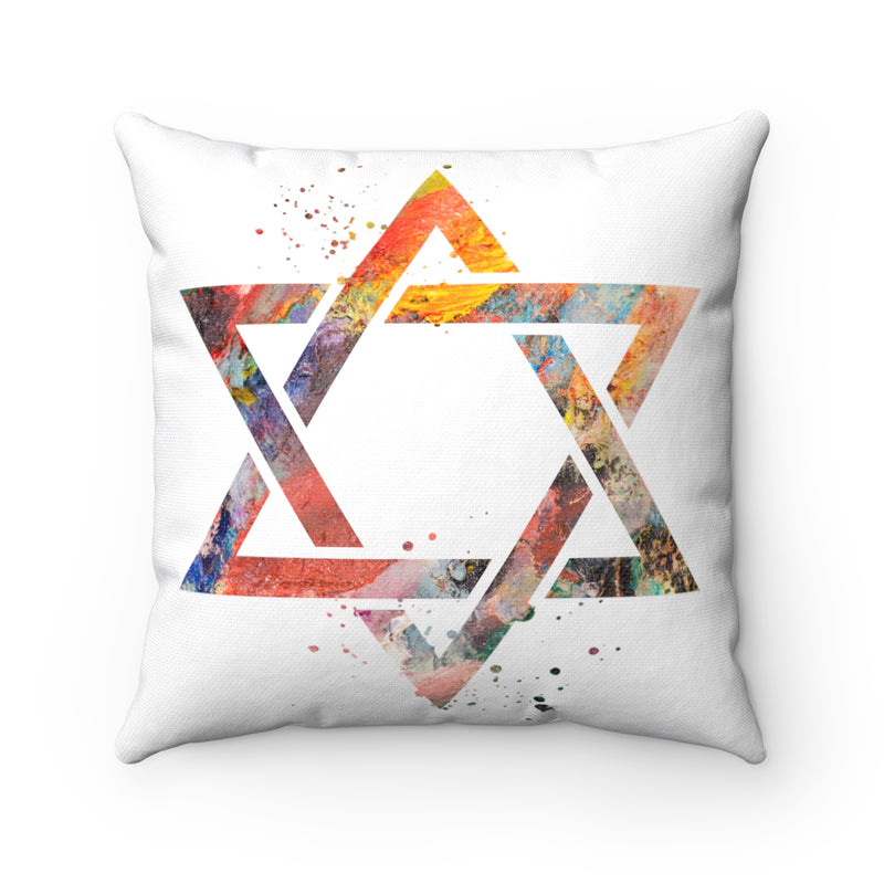 Star Of David Square Pillow - Zuzi's