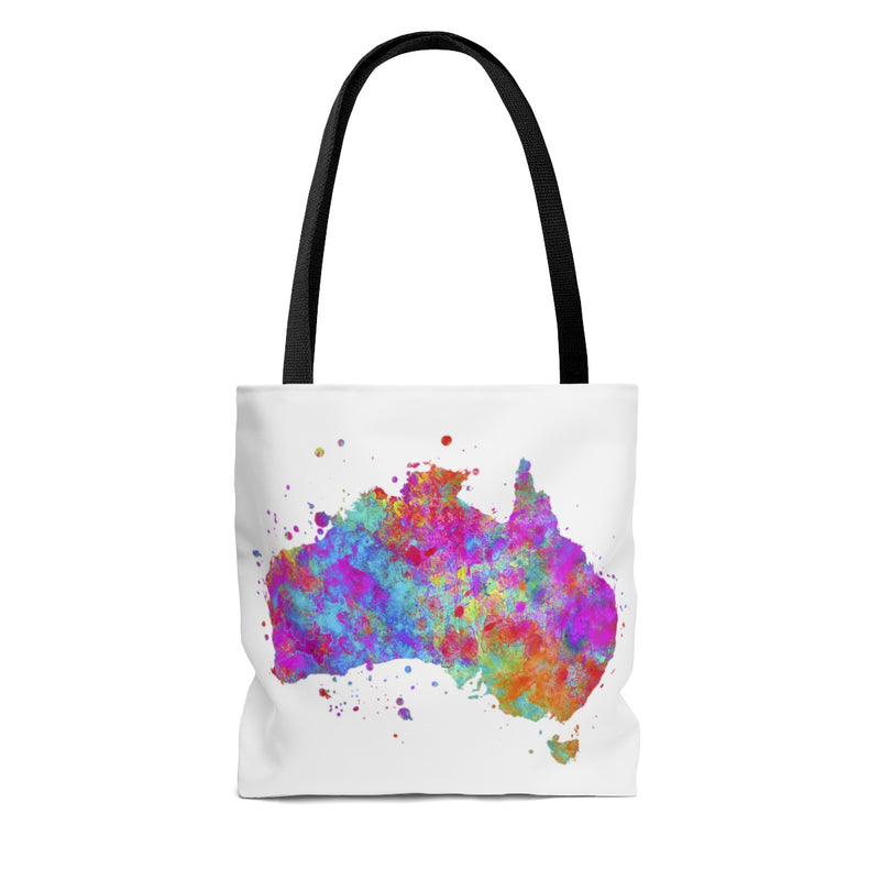 Watercolor Australia Map Tote Bag - Zuzi's