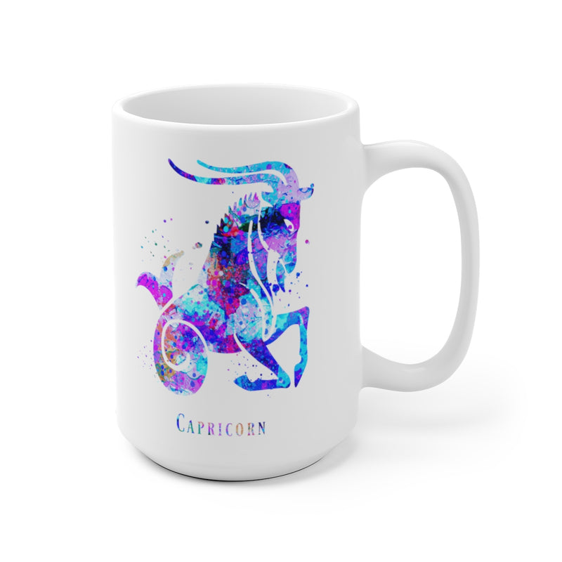 Capricorn Zodiac Sign Mug - 11 oz, 15 oz - Zuzi's