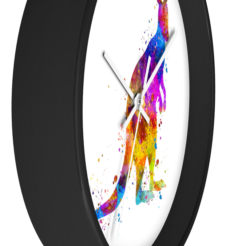 Watercolor Kangaroo Wall Clock - Zuzi's