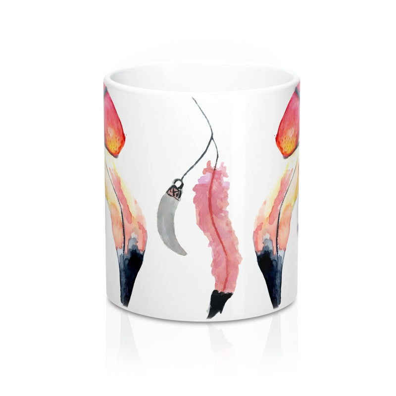 Watercolor Flamingo Mug - Zuzi's