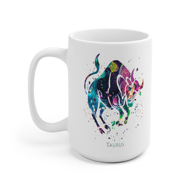 Taurus Zodiac Sign Mug - 11 oz, 15 oz - Zuzi's
