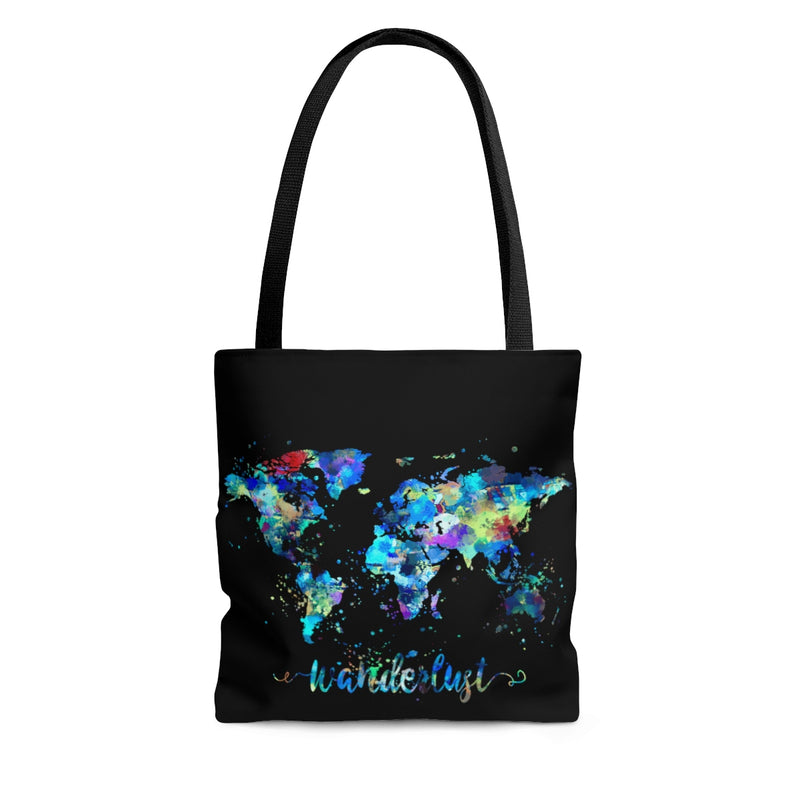 Wanderlust World Map Tote Bag - Zuzi's