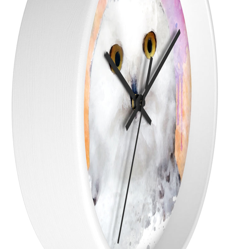 Watercolor Owl Wall Clock - Zuzi's