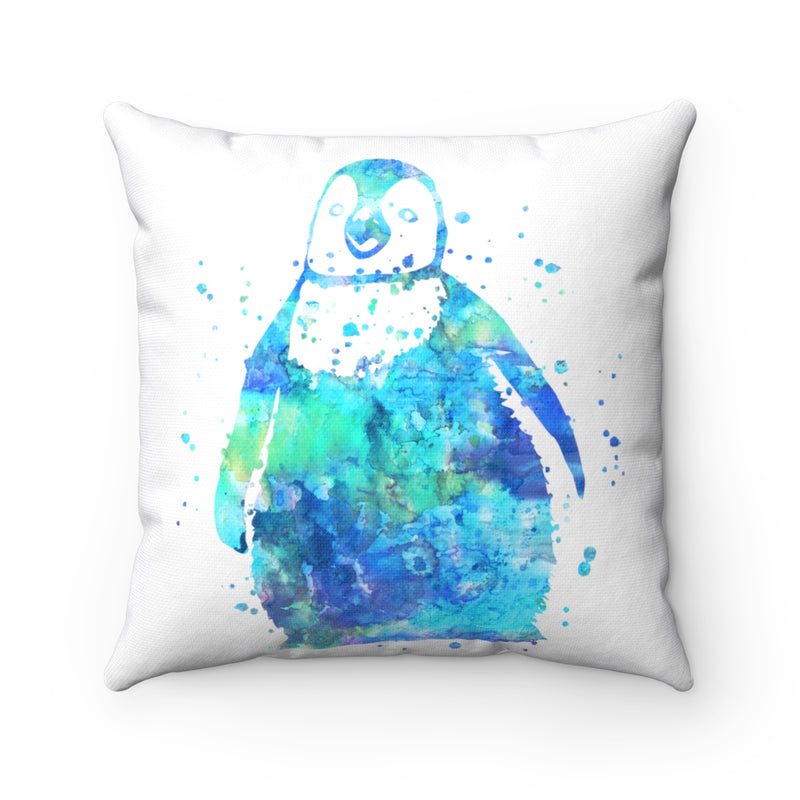 Colorful Penguin Square Pillow - Zuzi's