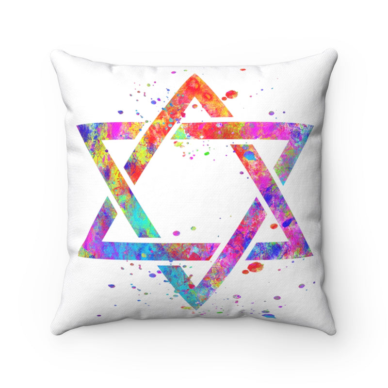 Star Of David Square Pillow - Zuzi's