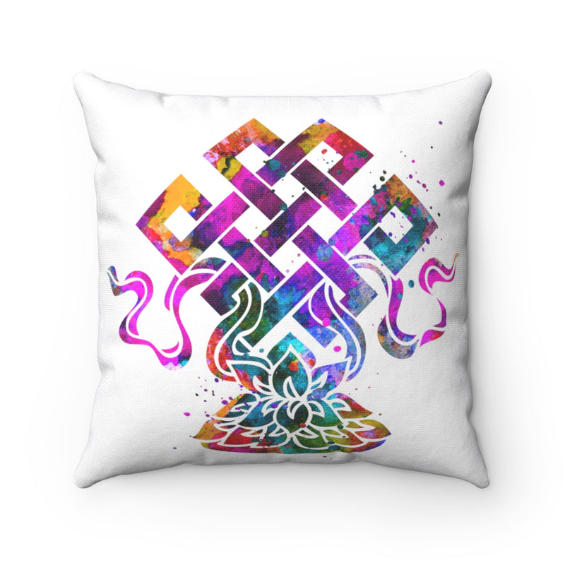 Eternal Knot Square Pillow - Zuzi's