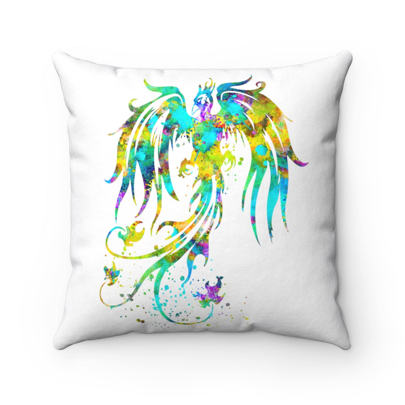 Phoenix Bird Square Pillow - Zuzi's