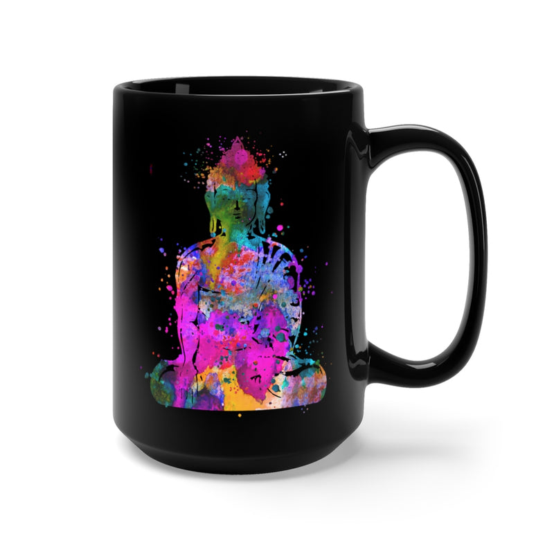 Buddha Black Mug 15oz - Zuzi's