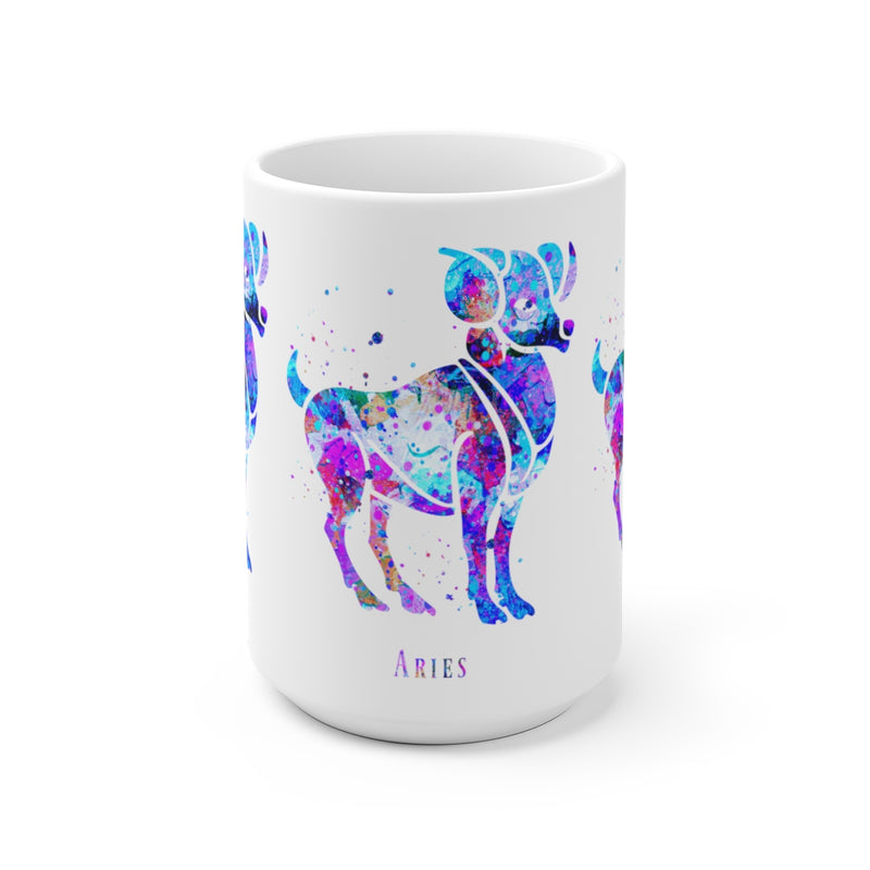 Aries Zodiac Sign Mug - 11 oz, 15 oz - Zuzi's