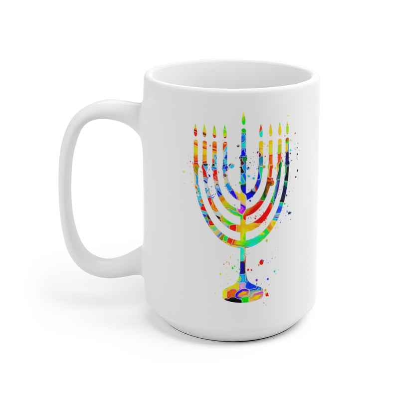 Menorah Mug - 11 oz, 15 oz - Zuzi's