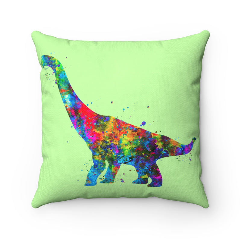 Brachiosaurus Dinosaur Square Pillow - Zuzi's