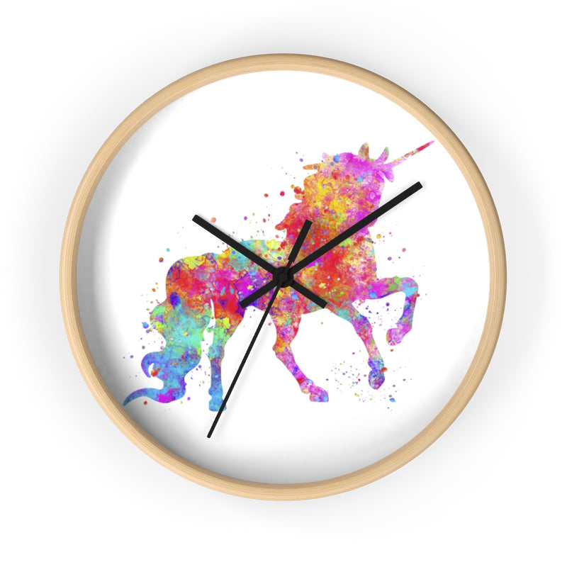 Watercolor Unicorn Wall Clock - Zuzi's