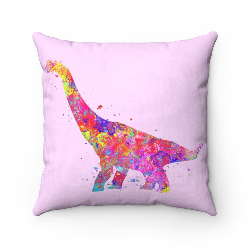 Brachiosaurus Dinosaur Square Pillow - Zuzi's