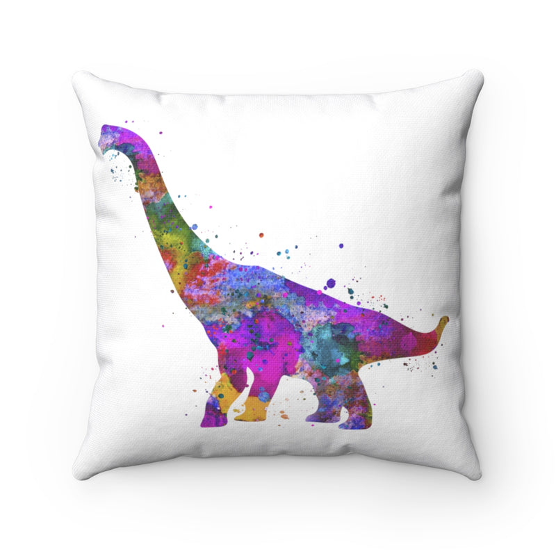Brachiosaurus Dinosaur Square Pillow - Zuzi's