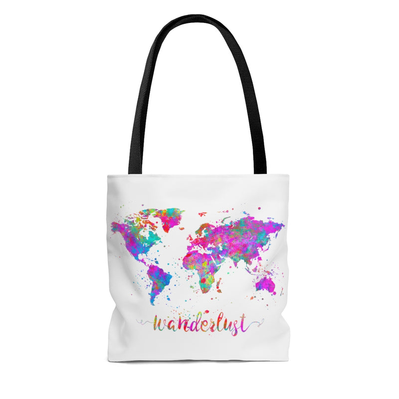 Wanderlust World Map Tote Bag - Zuzi's