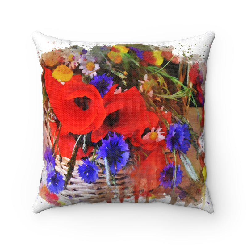 Wild Flowers Square Pillow - Zuzi's