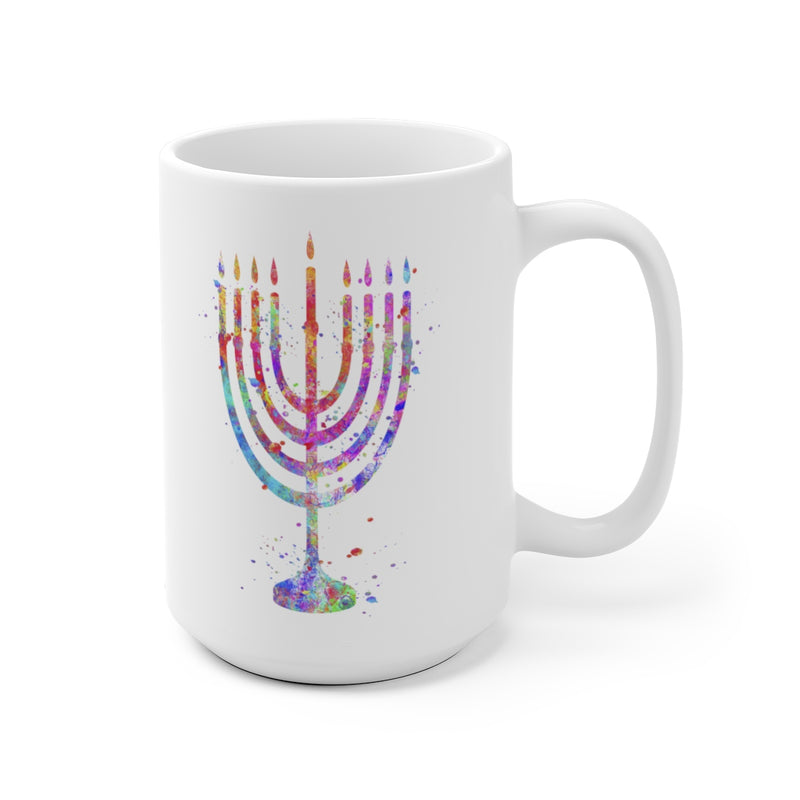 Menorah Mug - 11 oz, 15 oz - Zuzi's