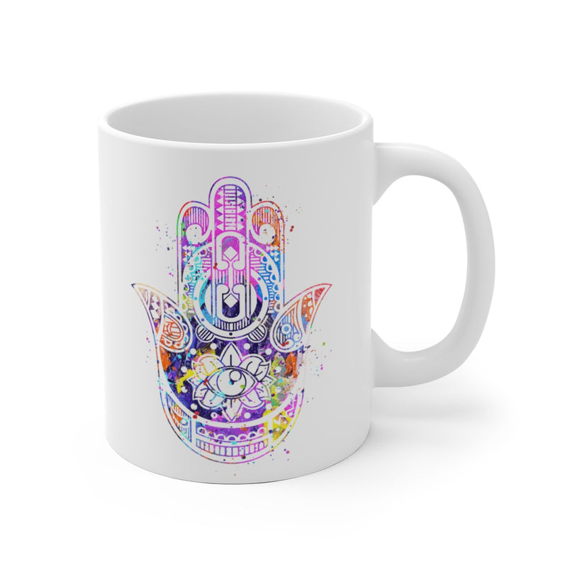 Hamsa Hand Mug - 11 oz, 15 oz - Zuzi's