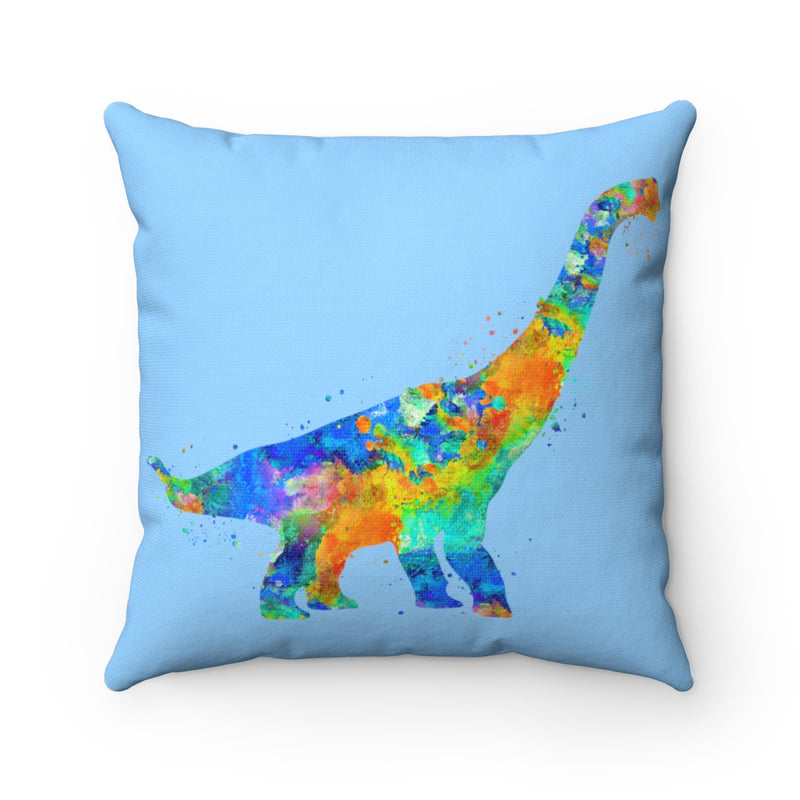 Brachiosaurus Dinosaur Square Pillow - Zuzi's