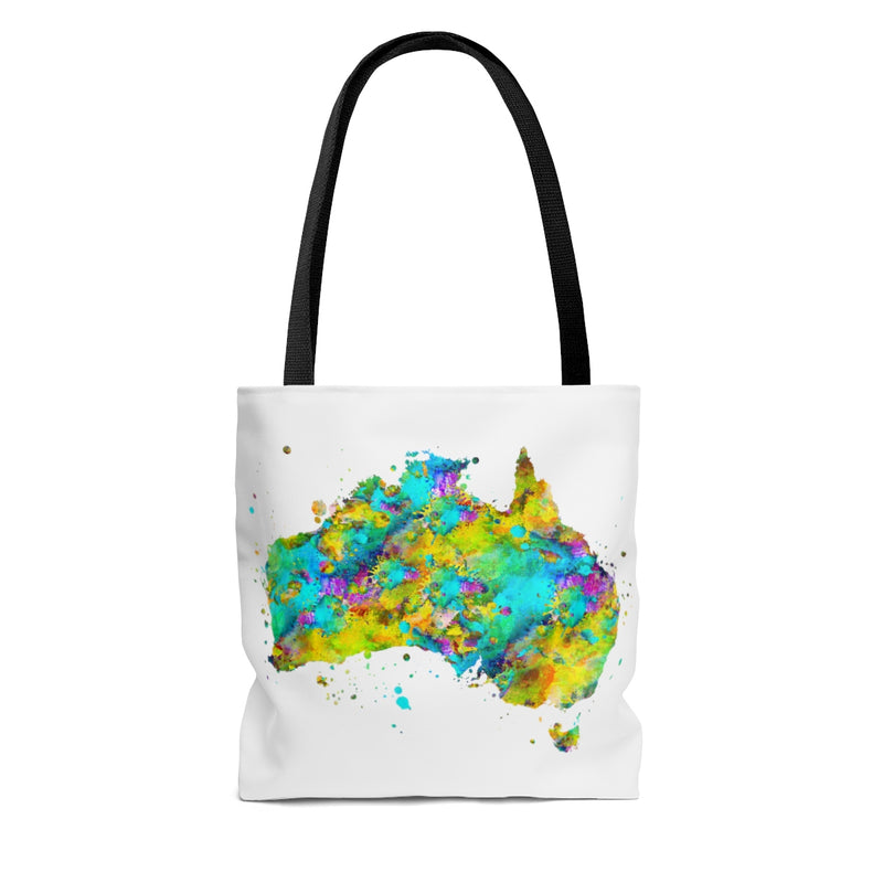 Watercolor Australia Map Tote Bag - Zuzi's