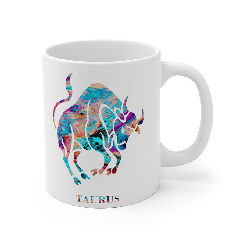 Taurus Zodiac Sign Mug - 11 oz, 15 oz - Zuzi's