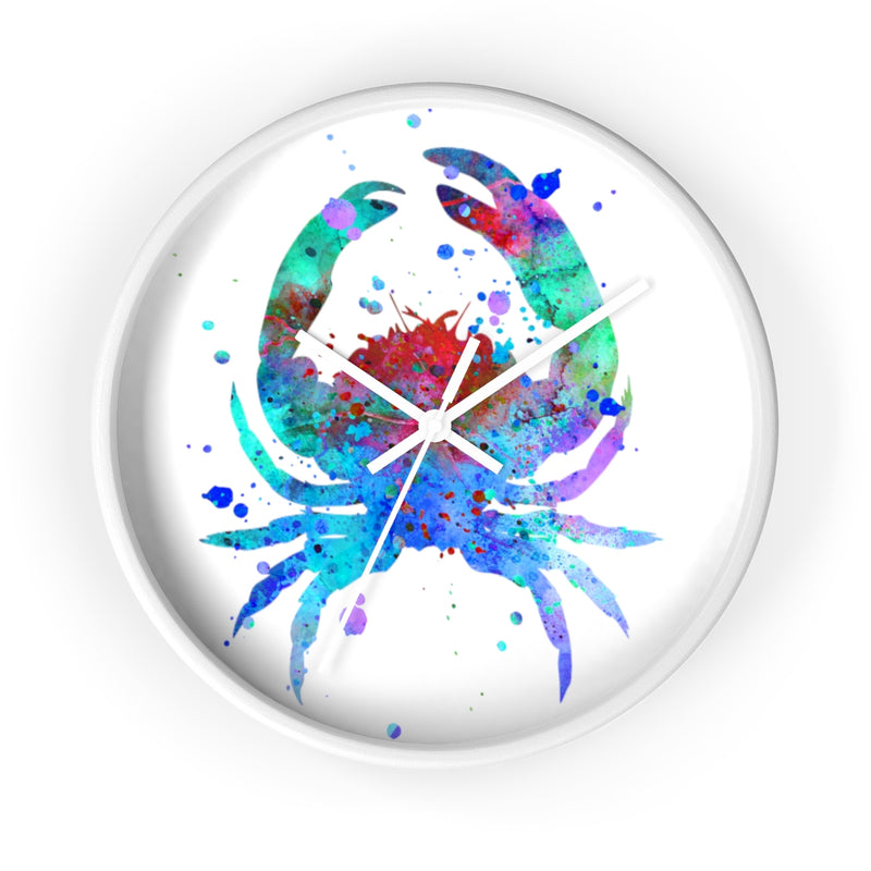 Watercolor Crab Wall Clock - Zuzi's