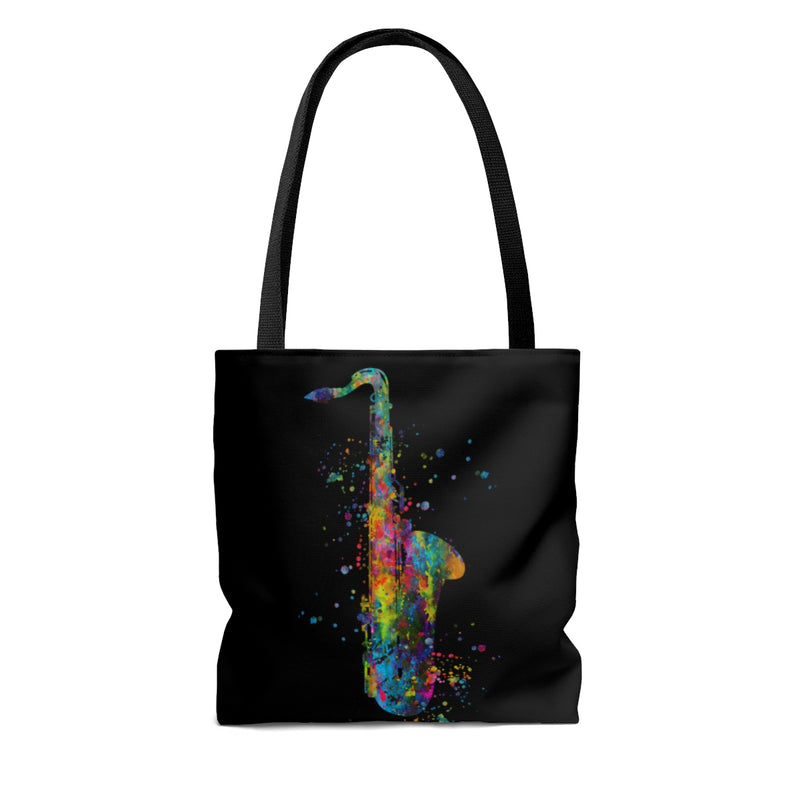 Watercolor Saxophone Tote Bag - Zuzi's