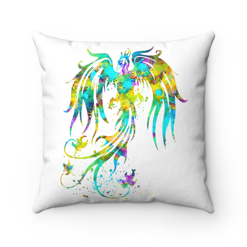 Phoenix Bird Square Pillow - Zuzi's