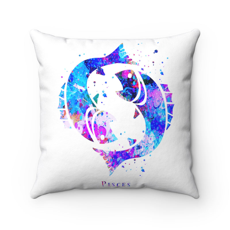 Pisces Square Pillow - Zuzi's