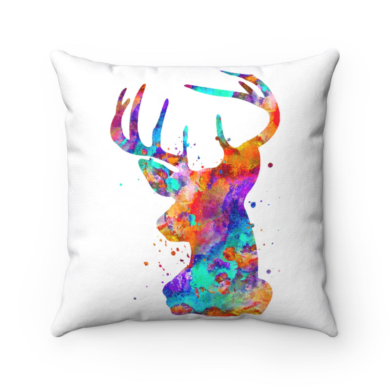 Stag Head Square Pillow - Zuzi's