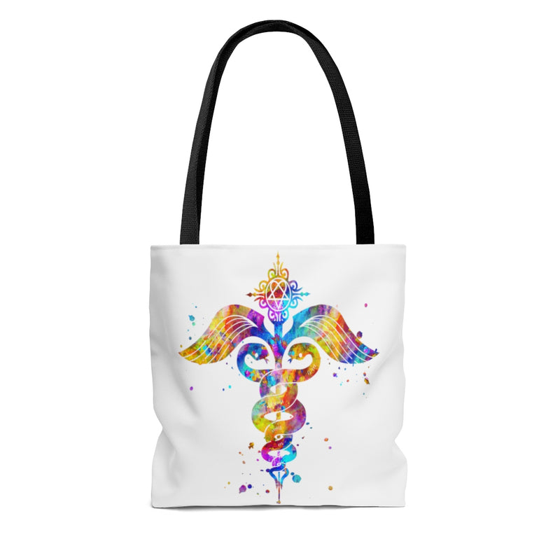 Watercolor Caduceus Tote Bag - Zuzi's