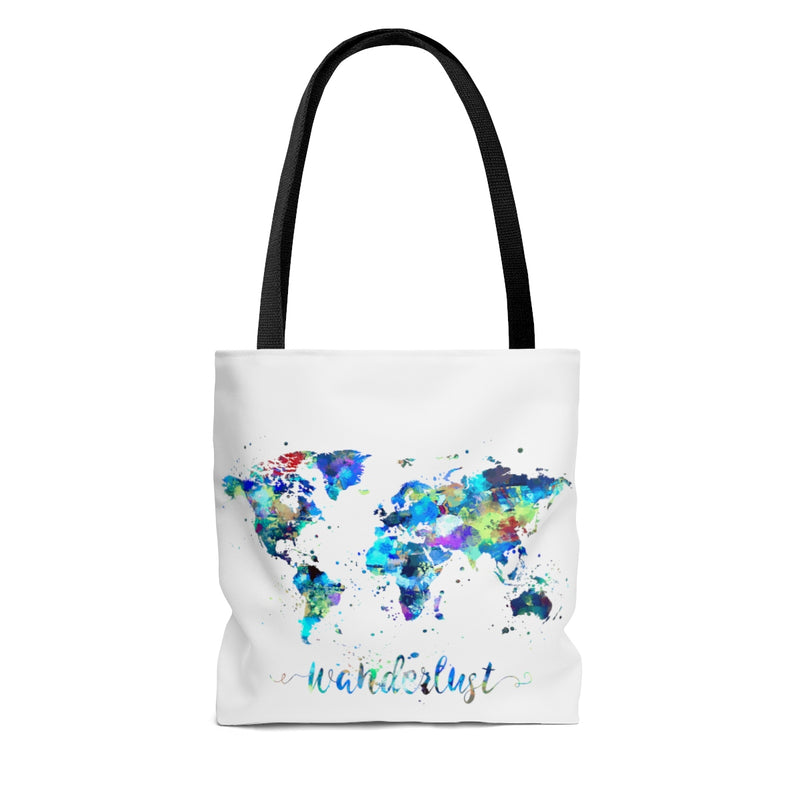 Wanderlust World Map Tote Bag - Zuzi's