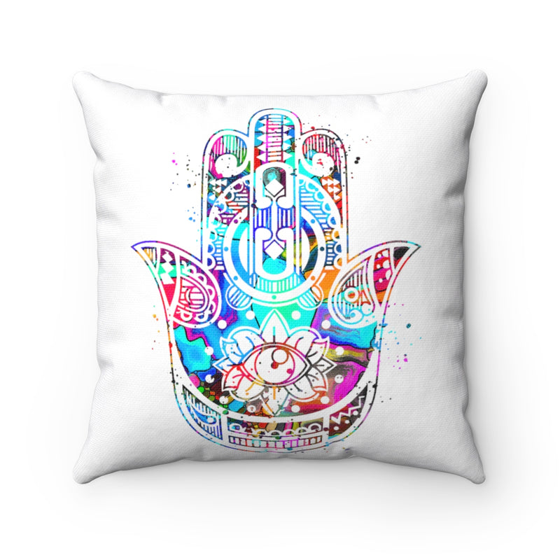 Hamsa Hand Square Pillow - Zuzi's