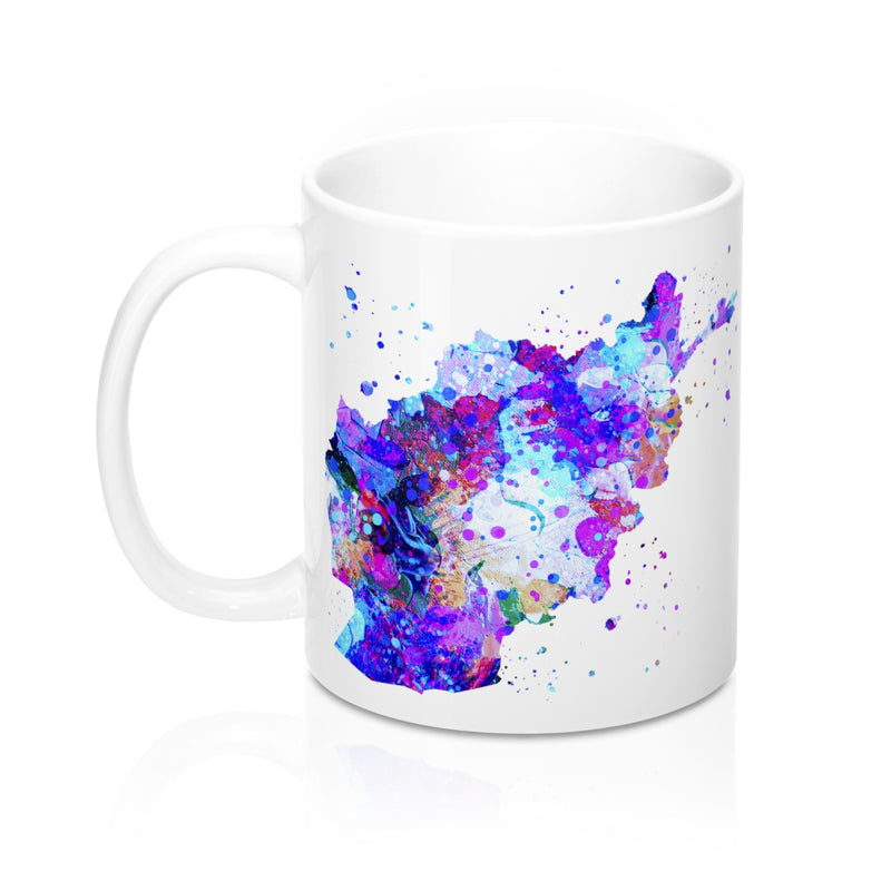 Afghanistan Map  Mug - Zuzi's