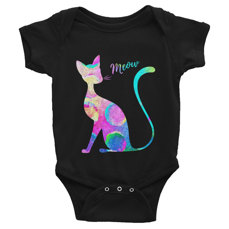Watercolor Cat Infant Bodysuit - Zuzi's