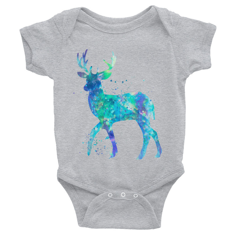 Watercolor Deer Infant Bodysuit - Zuzi's