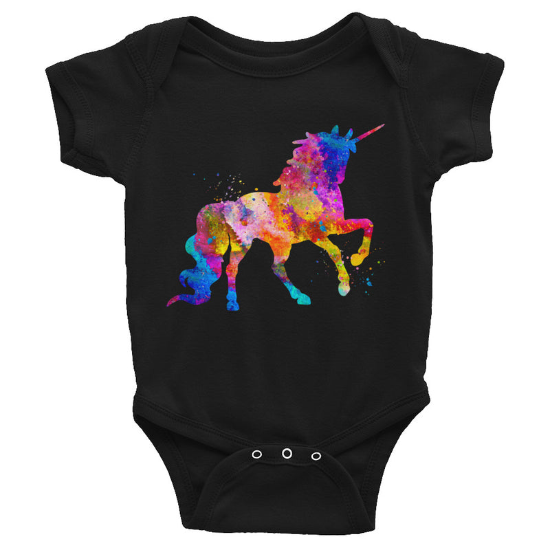 Watercolor Unicorn Infant Bodysuit - Zuzi's