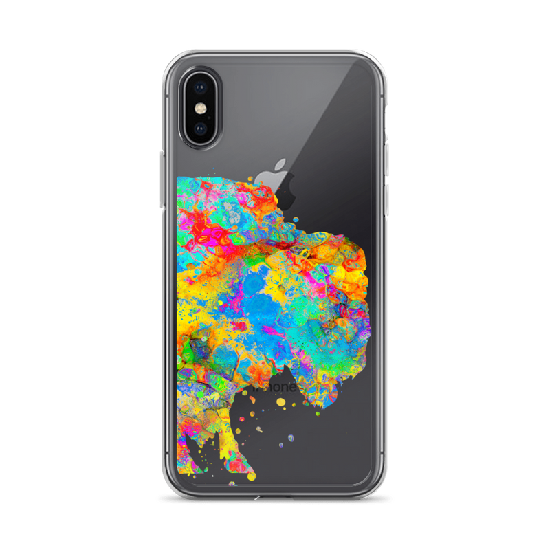 Watercolor Buffalo Clear iPhone Case - Zuzi's