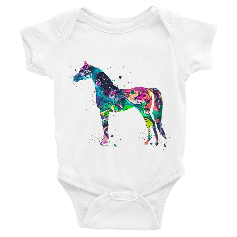 Watercolor Horse Infant Bodysuit - Zuzi's